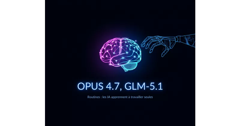 Opus 4.7, GLM-5.1, Routines : la semaine où les IA ont appris à travailler seules